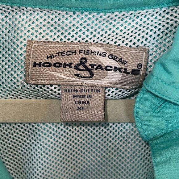 Hook and Tackle long sleeve fishing shirt size XL - Picture 15 of 16